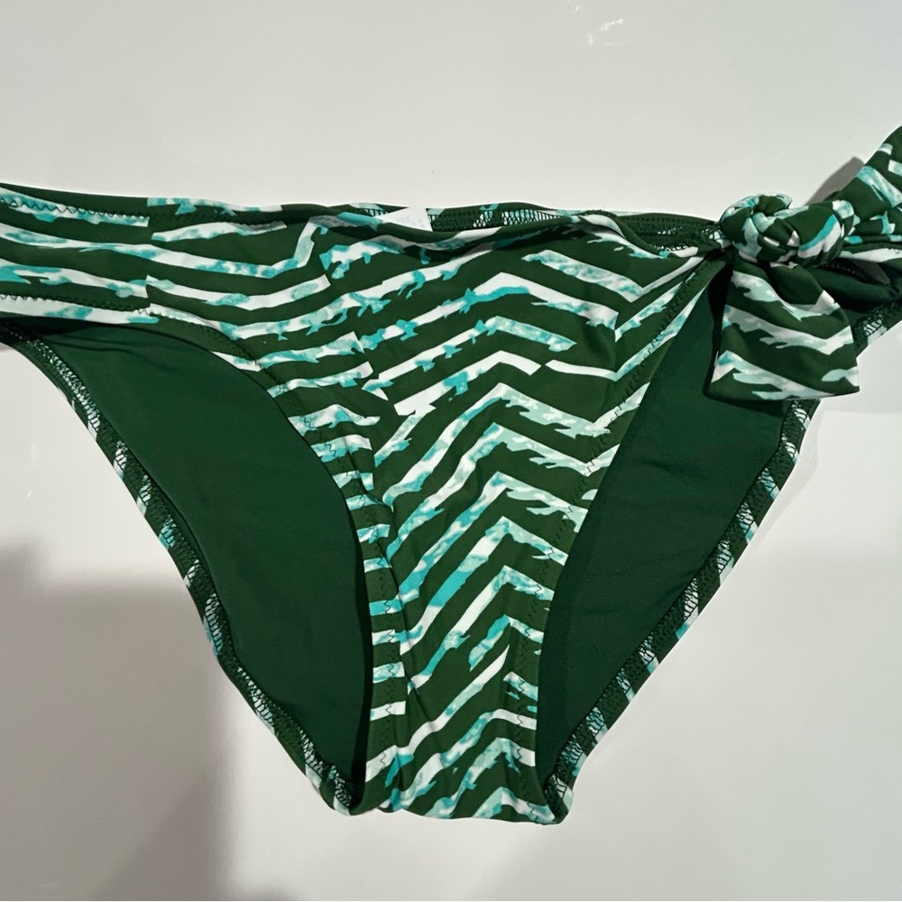 Airie,Green Patterned Women's Swim Bottom